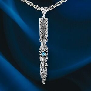 Montana Silversmiths Swift Like The Current Arrow Necklace NWT NEW